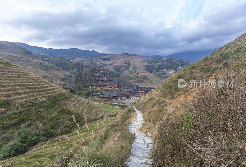 中国龙胜梯田村