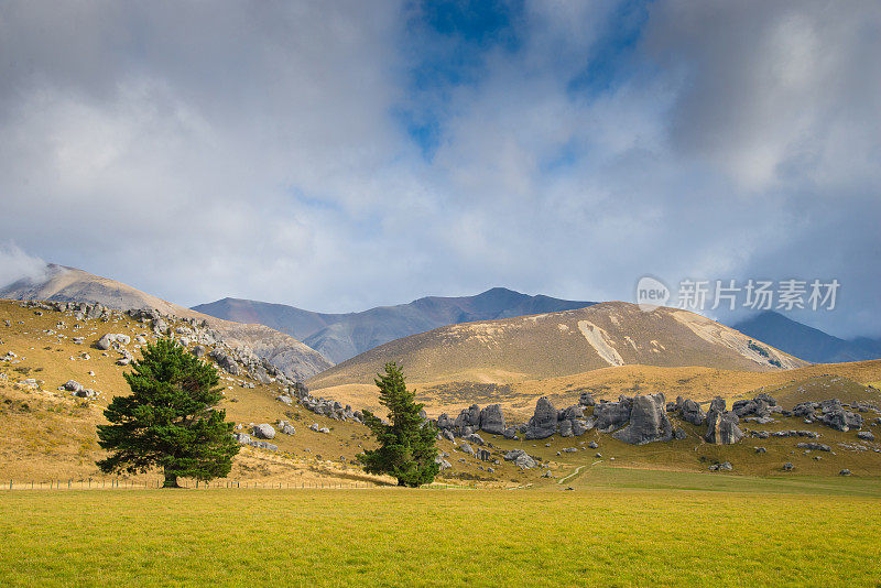 南岛法玛斯的全景