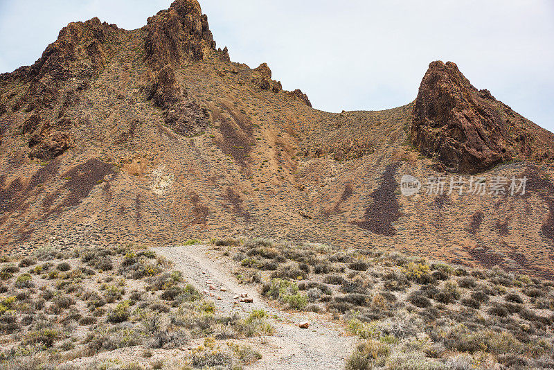 死亡谷国家公园的锯齿峰