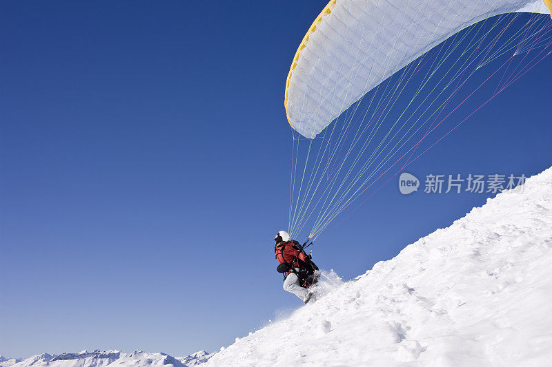 高山滑翔伞发射