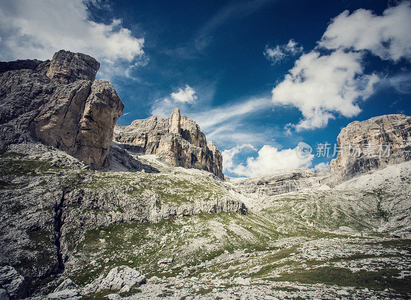 落基山脉:意大利的白云石