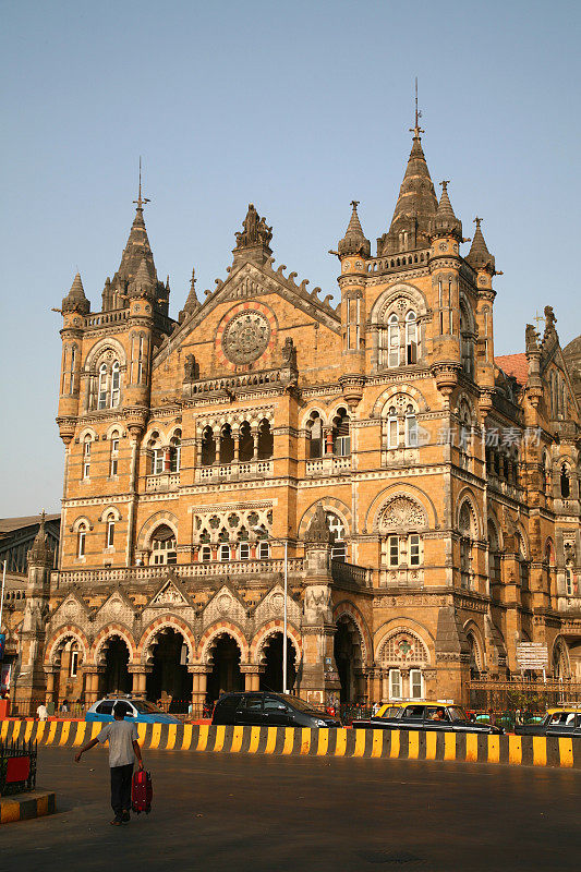 印度孟买的维多利亚站