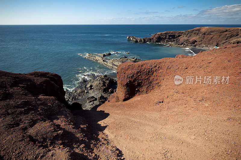 兰萨罗特岛的海岸线