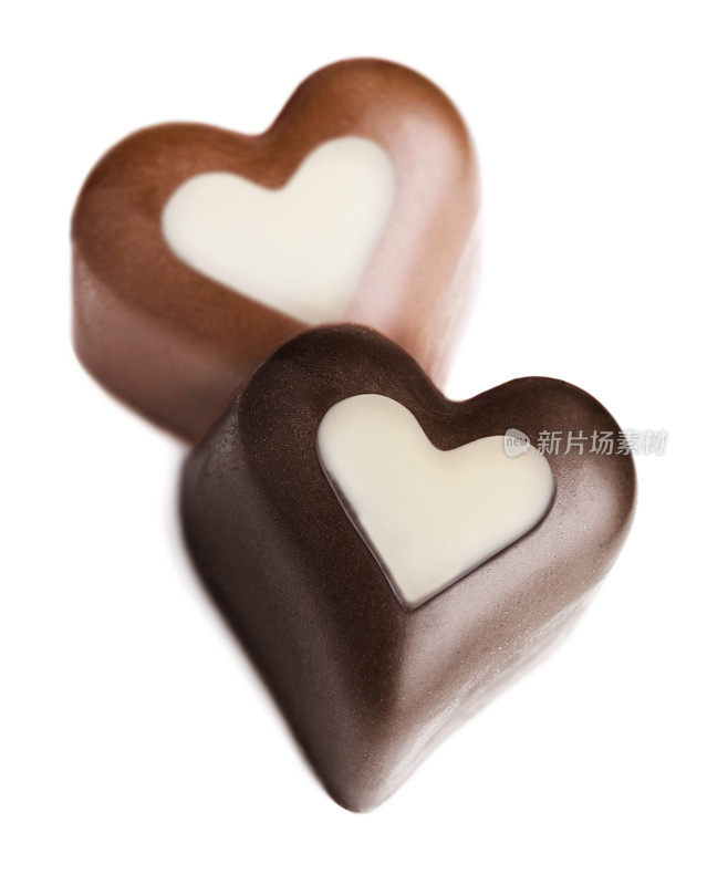 两颗心巧克力