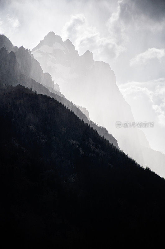 《暴风雨》中的大提顿和欧文山