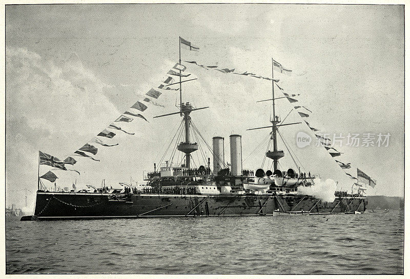 皇家海军战舰，HMS决议号，1892，战舰