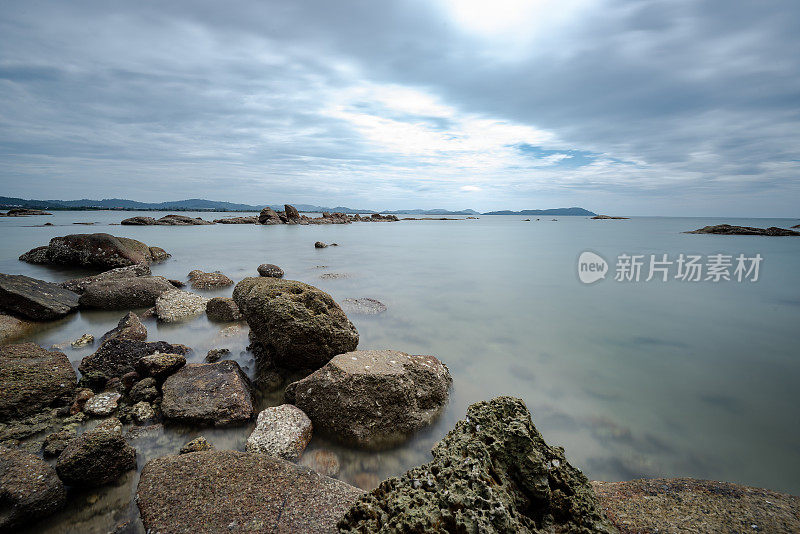 长时间曝光海景