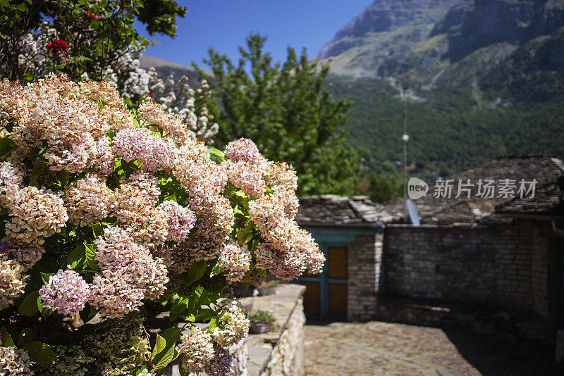 传统的希腊山村