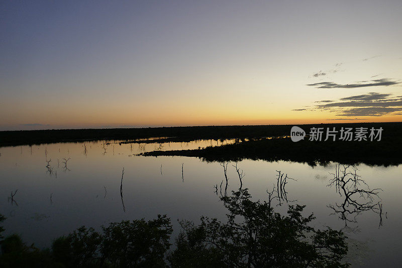 莫帕尼先驱大坝，克鲁格国家公园，南非