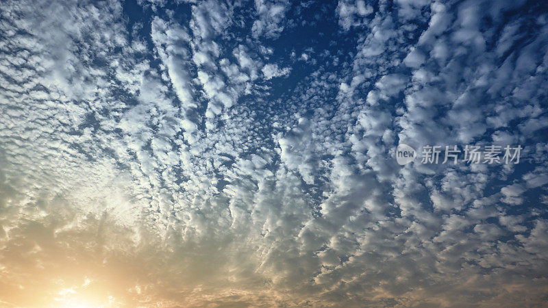 日落的天空背景