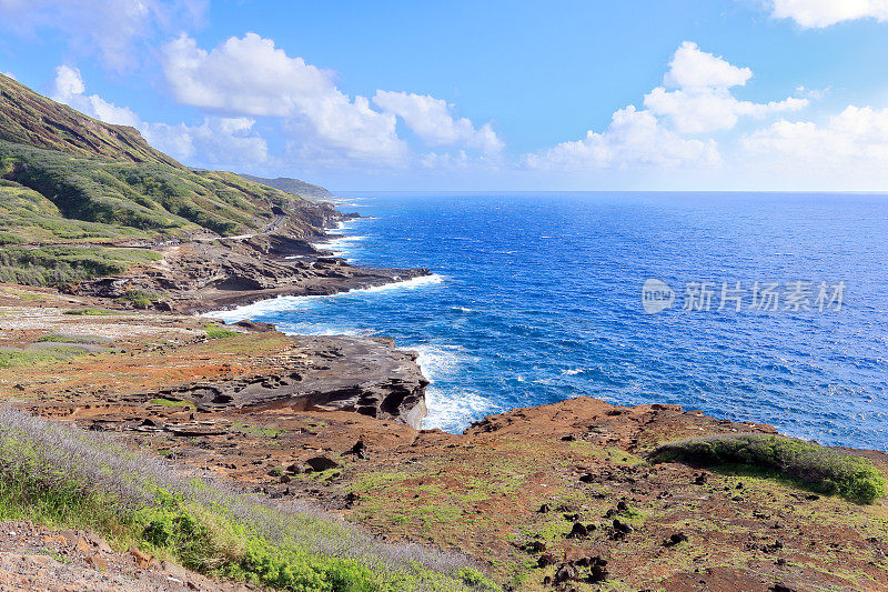 美丽的夏威夷的风景