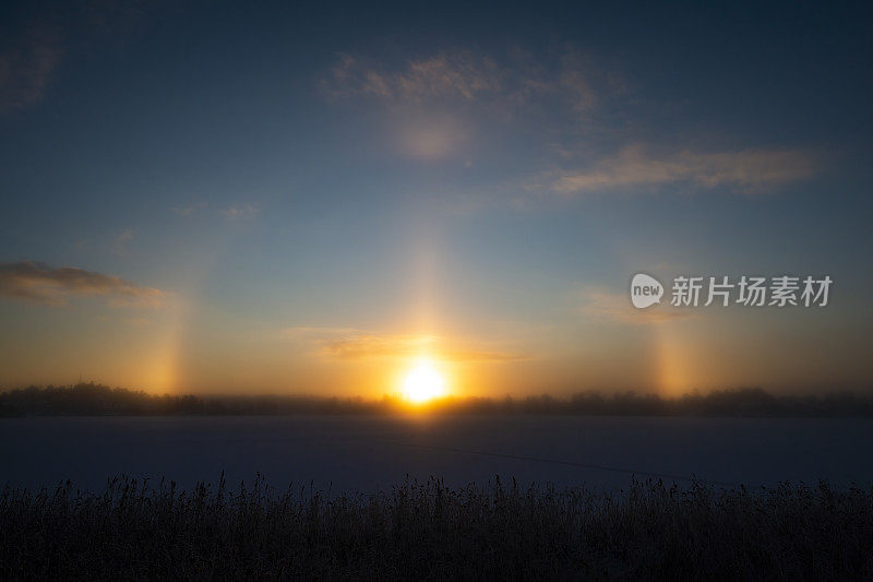 太阳周围的光环是一种大气现象