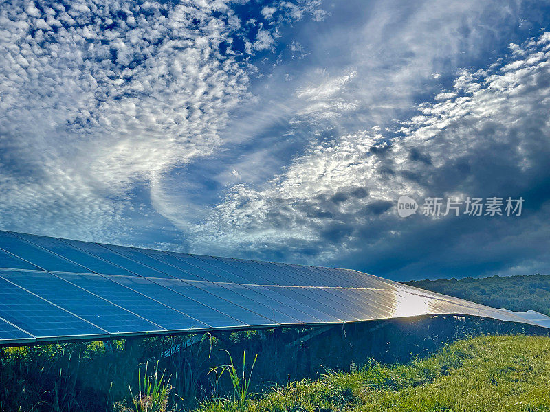 太阳能电池板-可持续能源