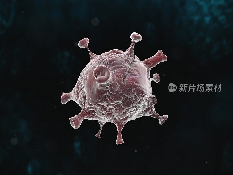 用深色背景展示冠状病毒大流行的图片