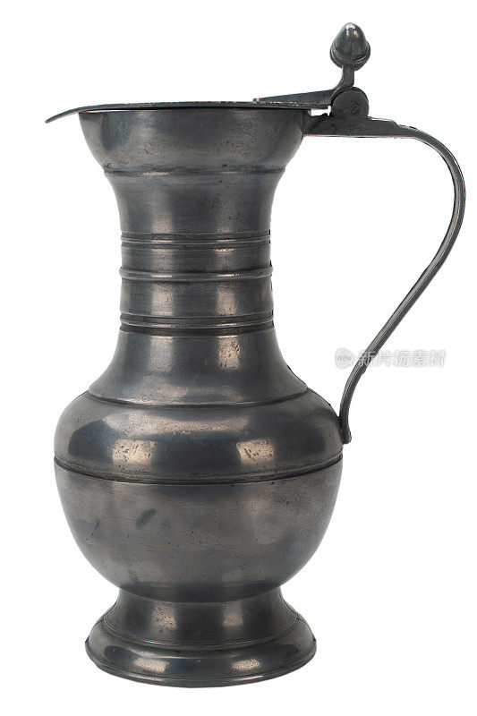 复古古董锡水壶