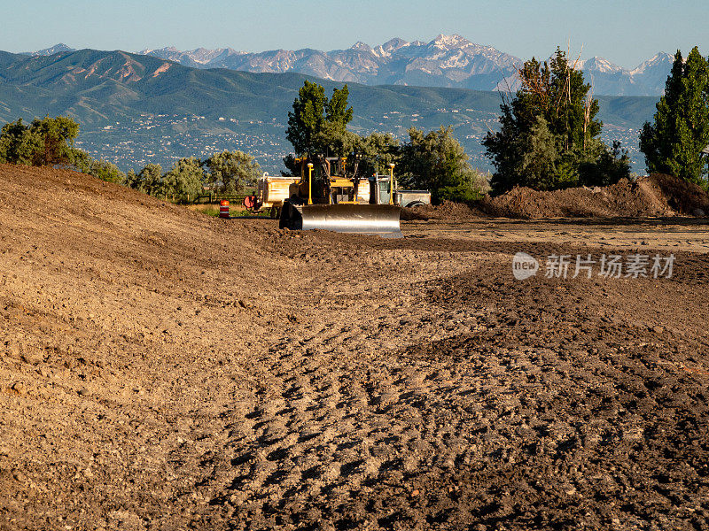 高速公路建设项目。Kaysville,犹他州。