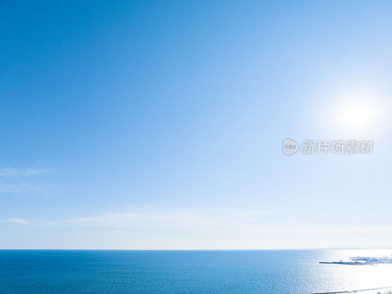 鸟瞰安大略湖和加德纳大道，怡陶碧谷，加拿大