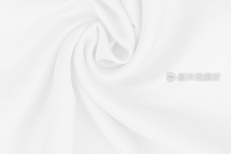 白色织物质地为背景和设计，丝绸或亚麻的美丽图案。