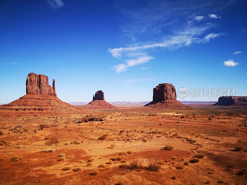 纪念碑谷，纳瓦霍部落公园的风景。美国亚利桑那州