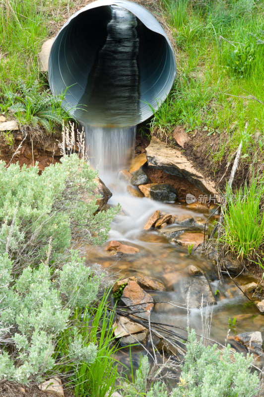 农村灌溉引水管道