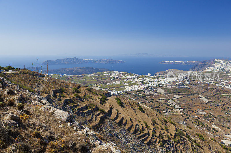 圣托里尼岛火山口