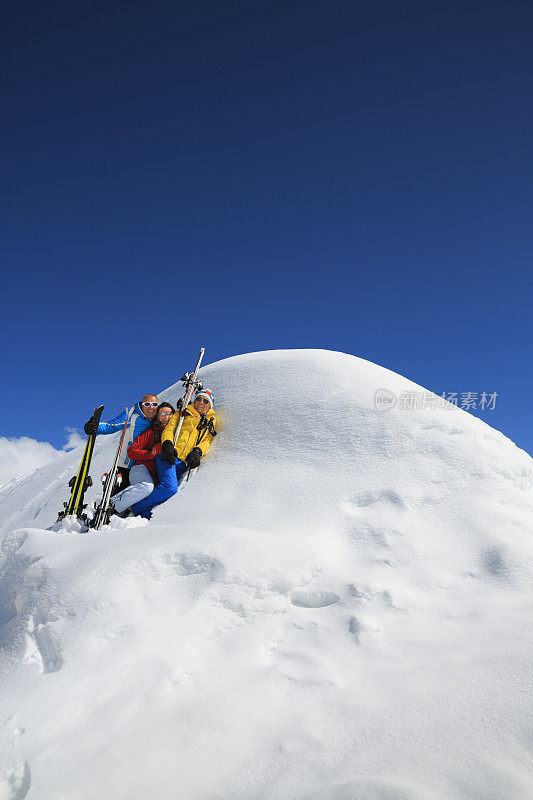 雪滑雪