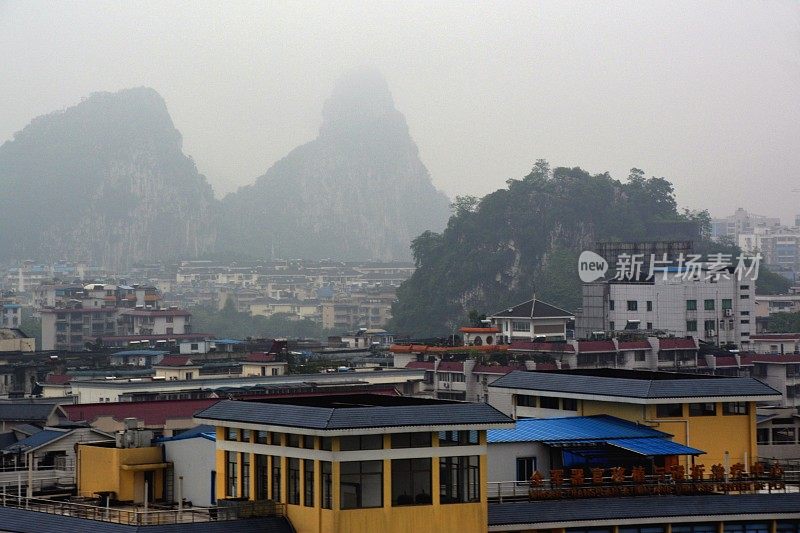 桂林城市景观，中国广西