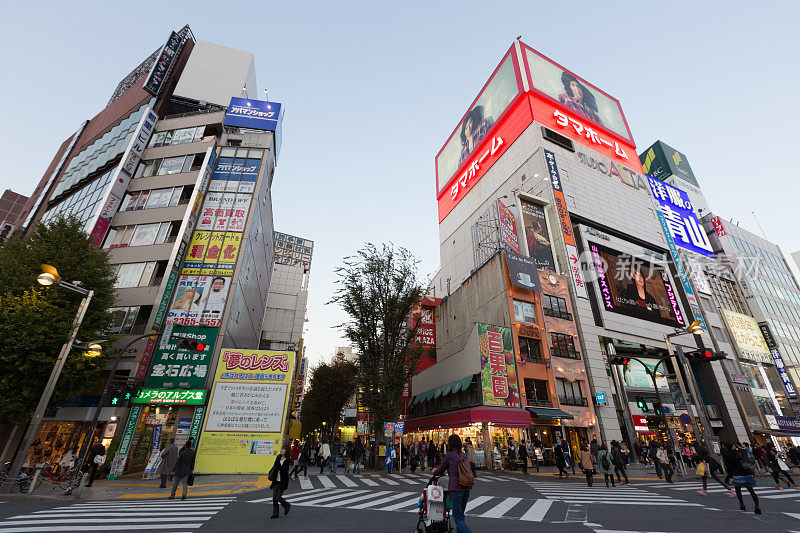 日本东京新宿市景