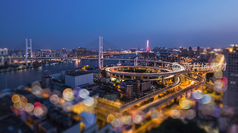 上海南浦大桥夜景