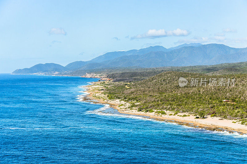 古巴加勒比海岸线