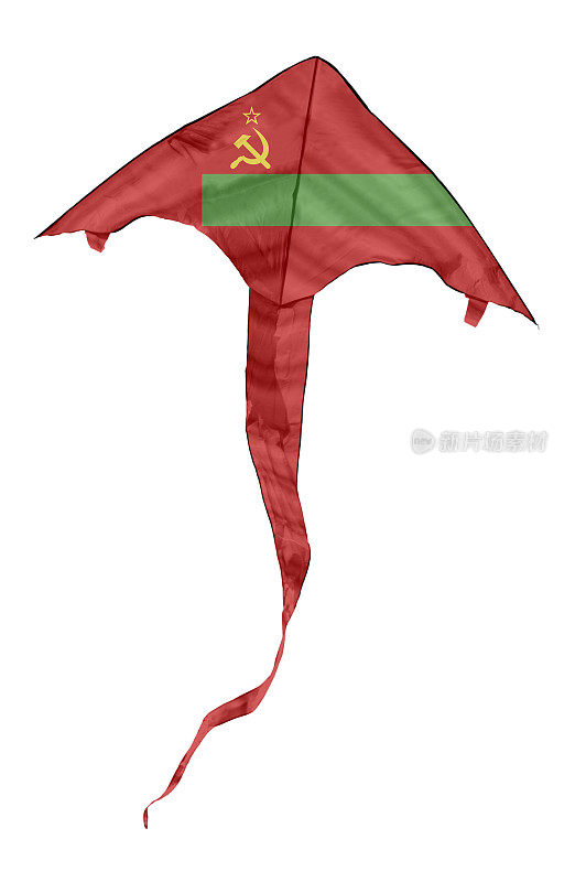 德涅斯特河沿岸共和国国旗的风筝