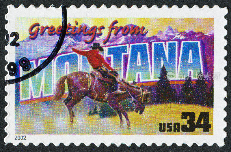 蒙大拿的邮票