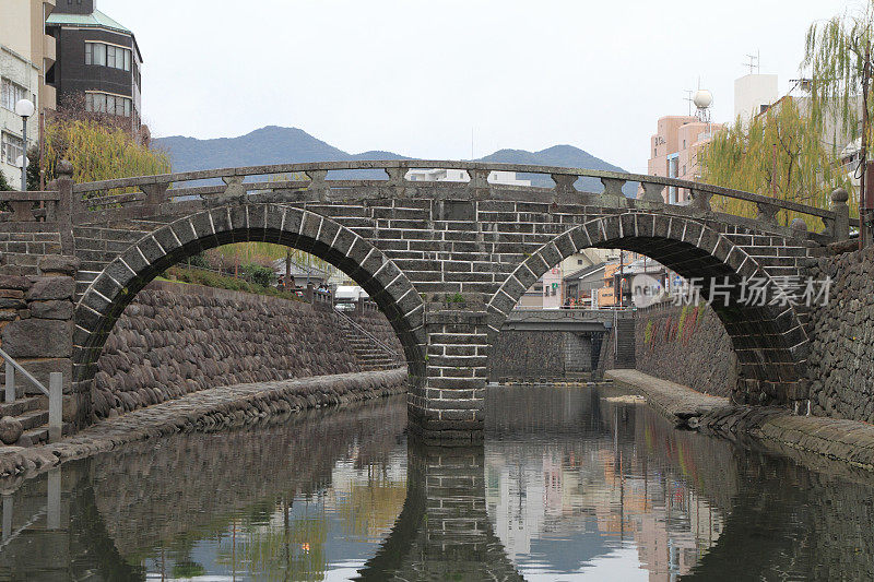 日本长崎的眼镜桥