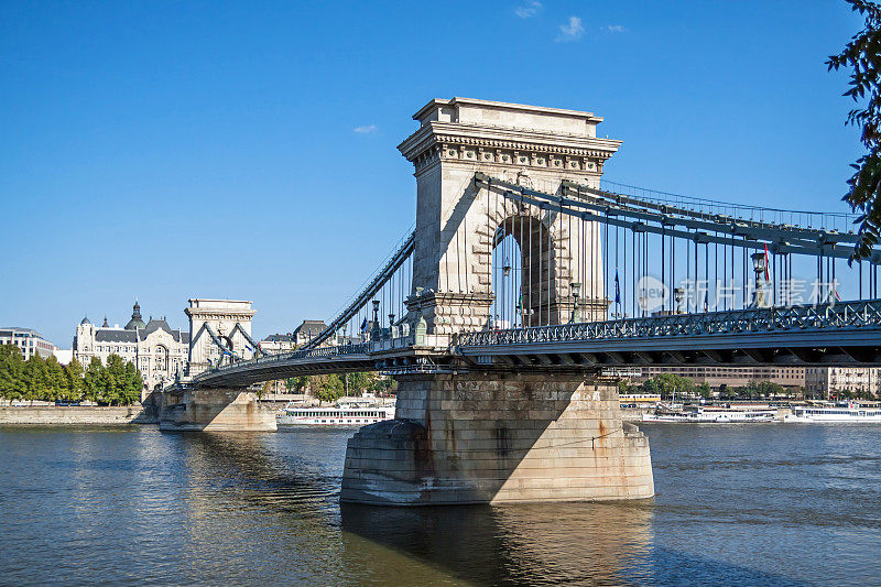 匈牙利布达佩斯的铁链桥