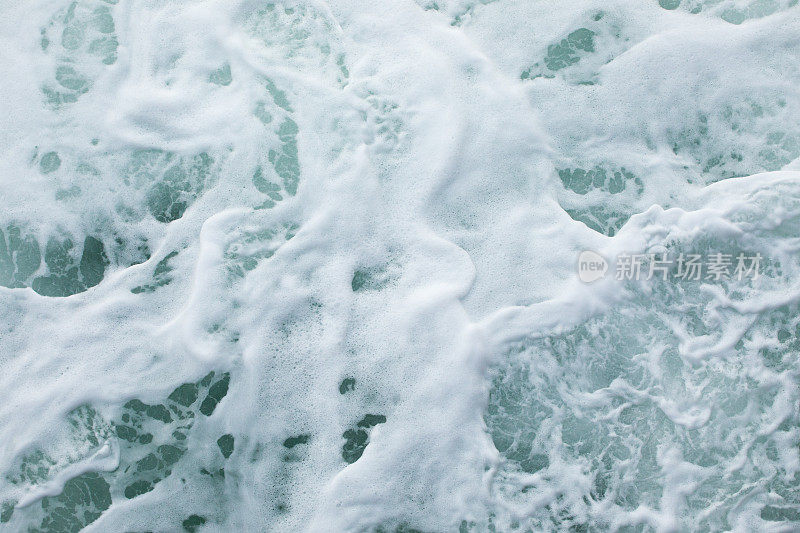 自然模式-海浪撞击岩石