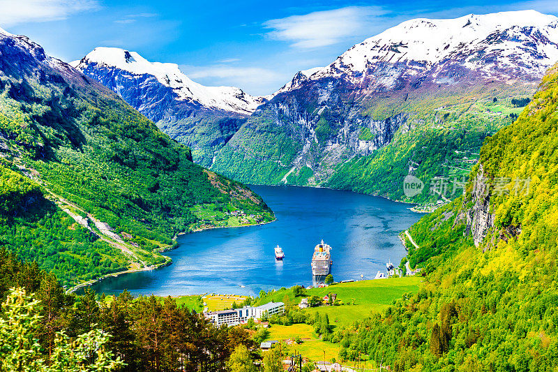 Geiranger峡湾,挪威