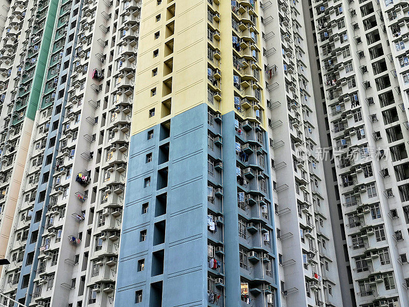 香港九龙牛头角大型住宅综合大楼