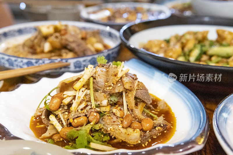 这是一家川菜餐厅的特写