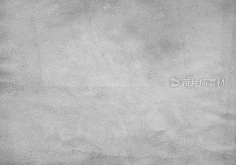 潮湿的白纸垃圾纹理全框架背景