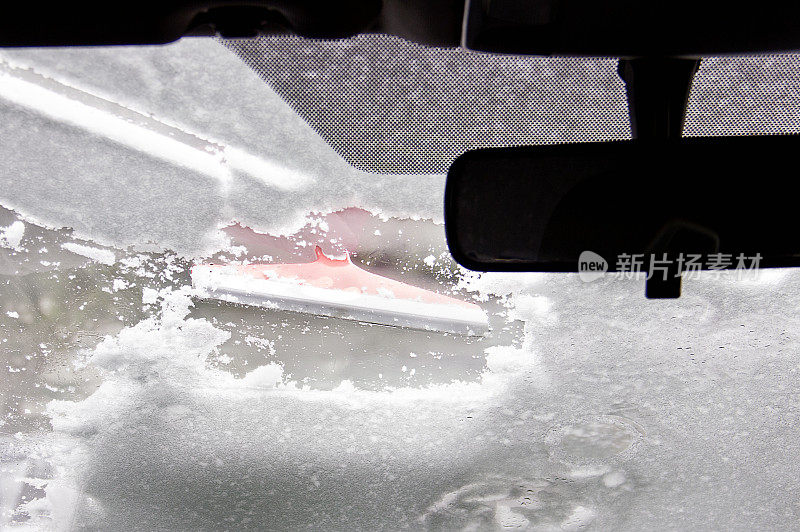 雪灾后洗车