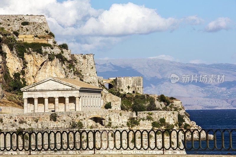 希腊科孚岛Kerkyra的圣乔治教堂