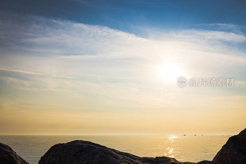 美丽的海上风景