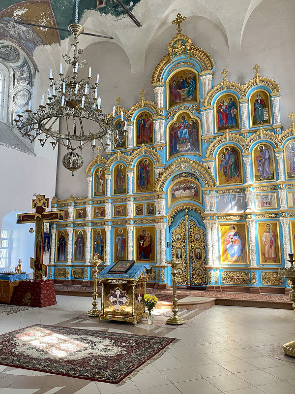 旧东正教教堂内部，苏兹达尔，俄罗斯