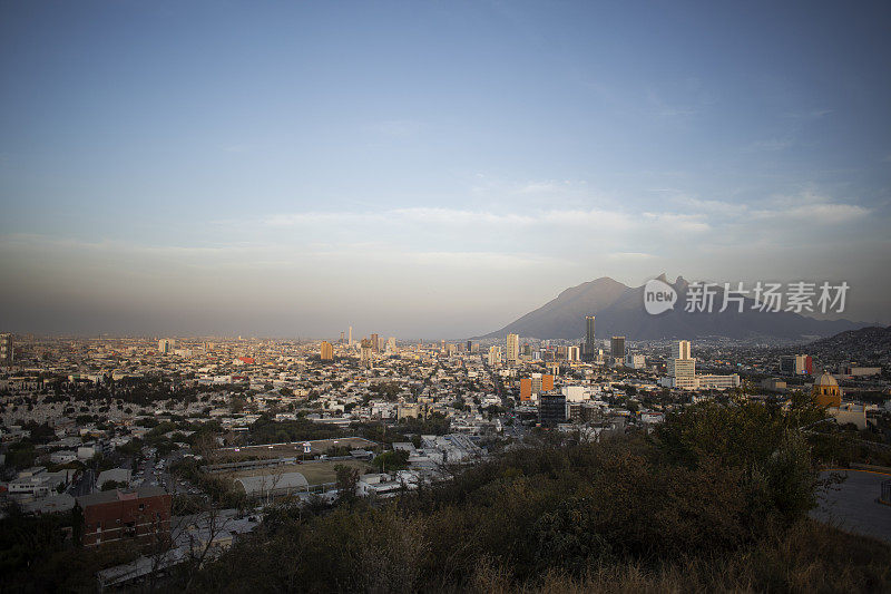 墨西哥蒙特雷市的景色