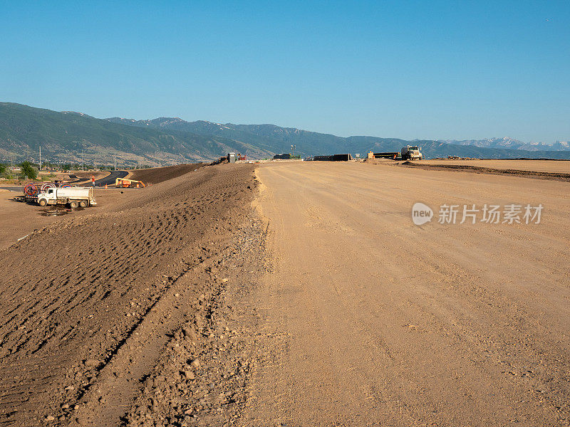 高速公路建设项目。Kaysville,犹他州。