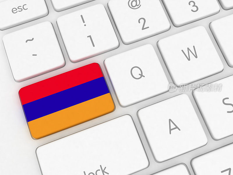 亚美尼亚国旗键盘