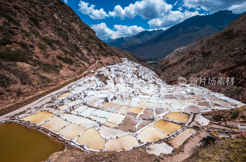 秘鲁库斯科附近的人造盐矿