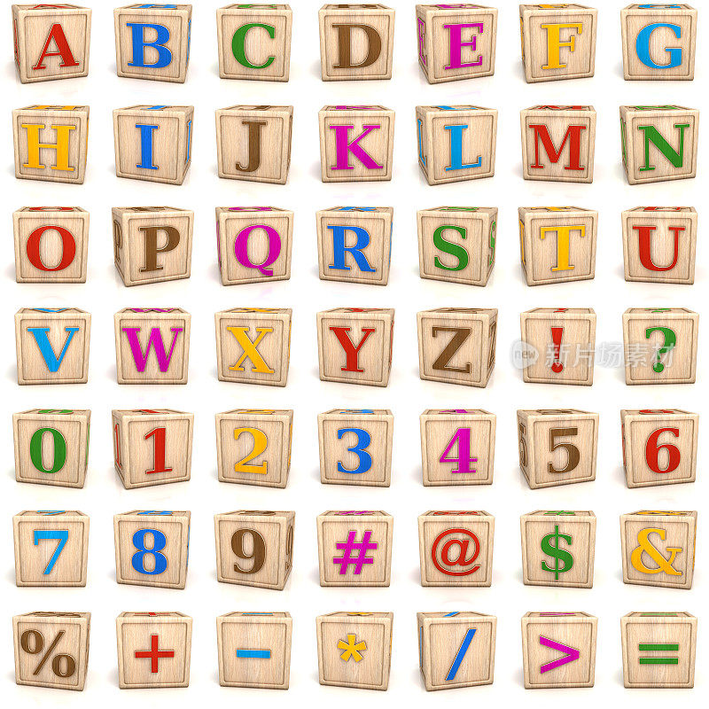 字母块字母和数字