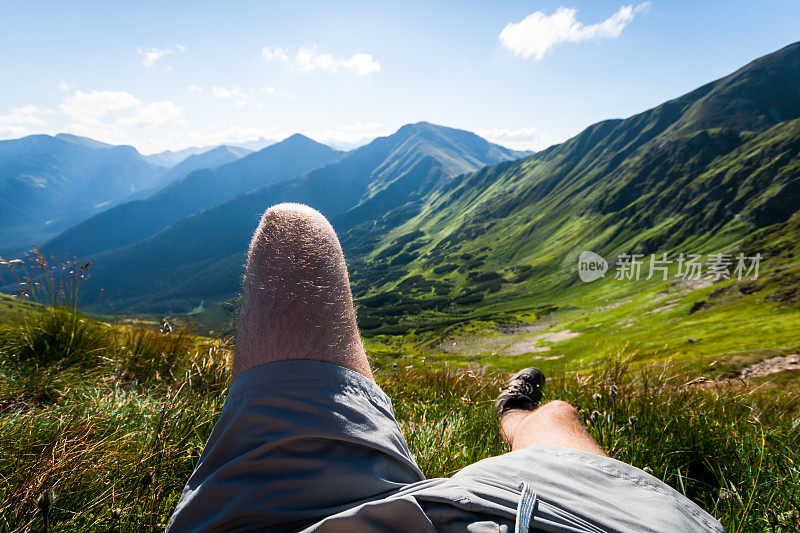 在塔特拉斯的青山里放松