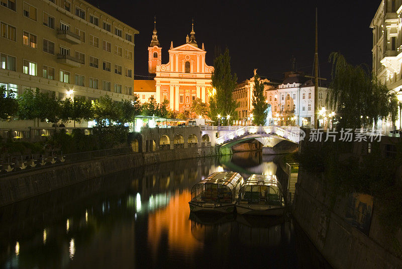 Ljubliana晚上